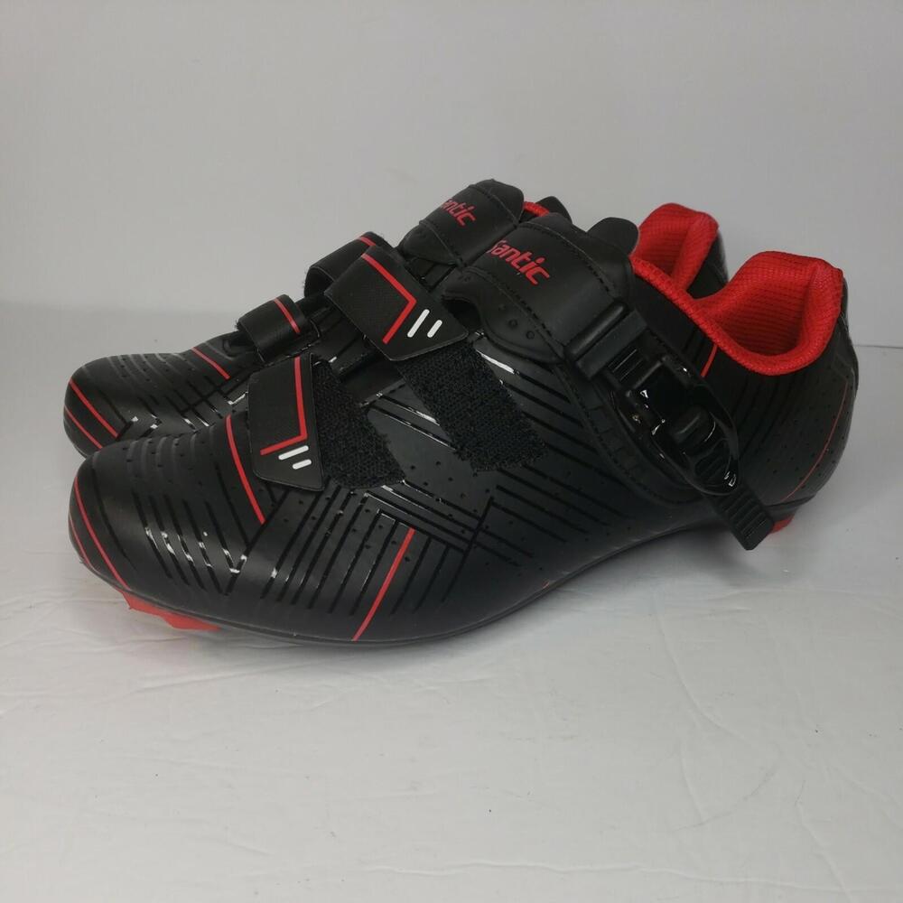 SANTIC Cycling Road Bicycle Shoes Lockless Wear RB Flat Shoes 10.5